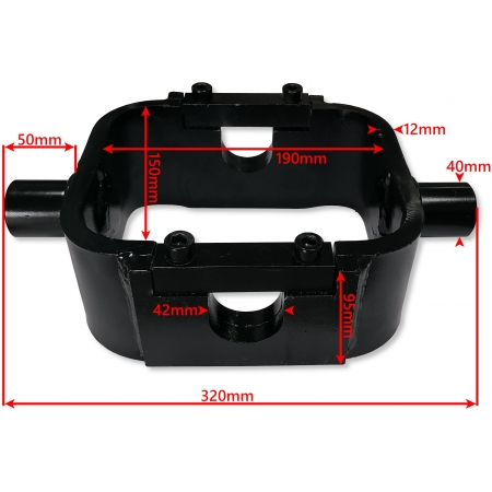 Zestaw Hydrauliczny WYWROTU NA 3 STRONY 4,6 m 1432 mm 12T KIPRA 12V PEŁNY ZESTAW